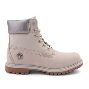 Womens Timberland 6" Premium Boot - Light Gray